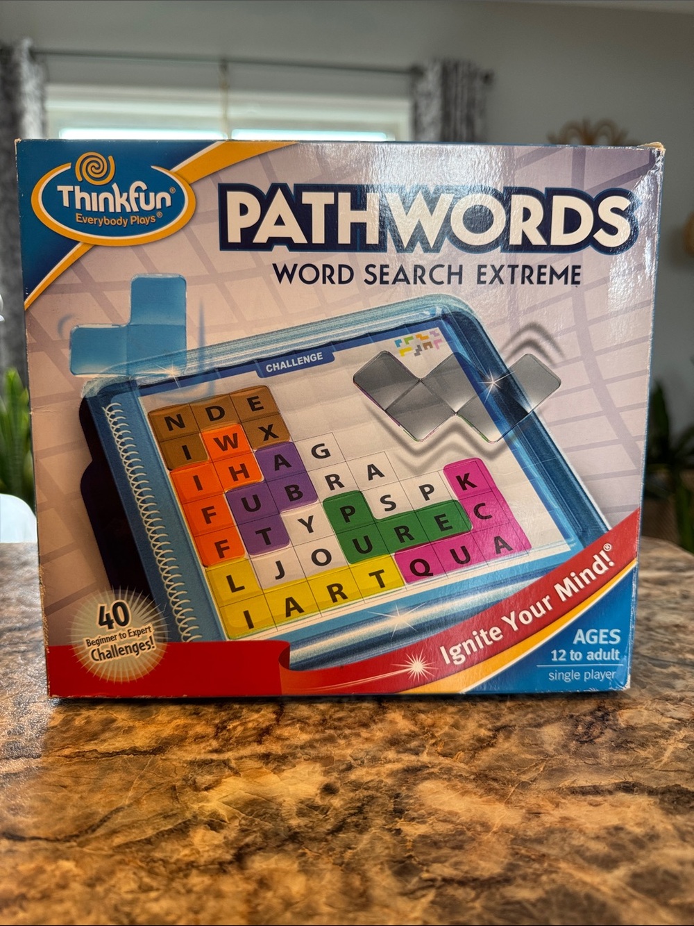 Pathwords Word Search Extreme Single Person Game Ages 12 and up